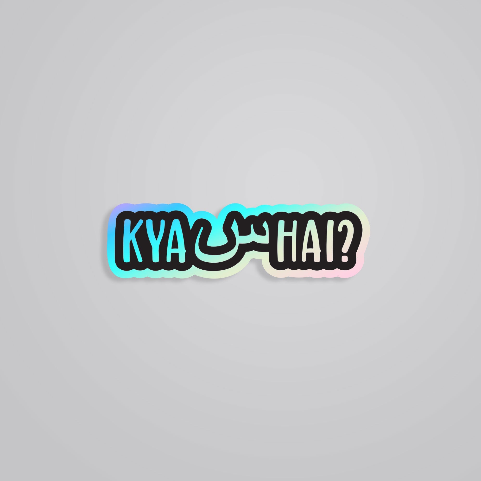 Fomo Store Holographic Stickers Witty Kya SCENE Hai