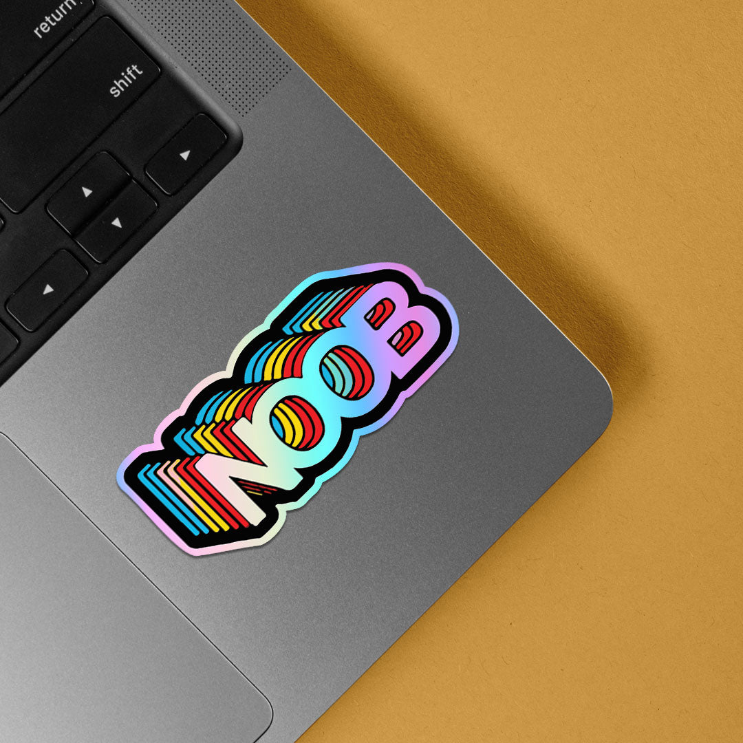 Noob Holographic Stickers