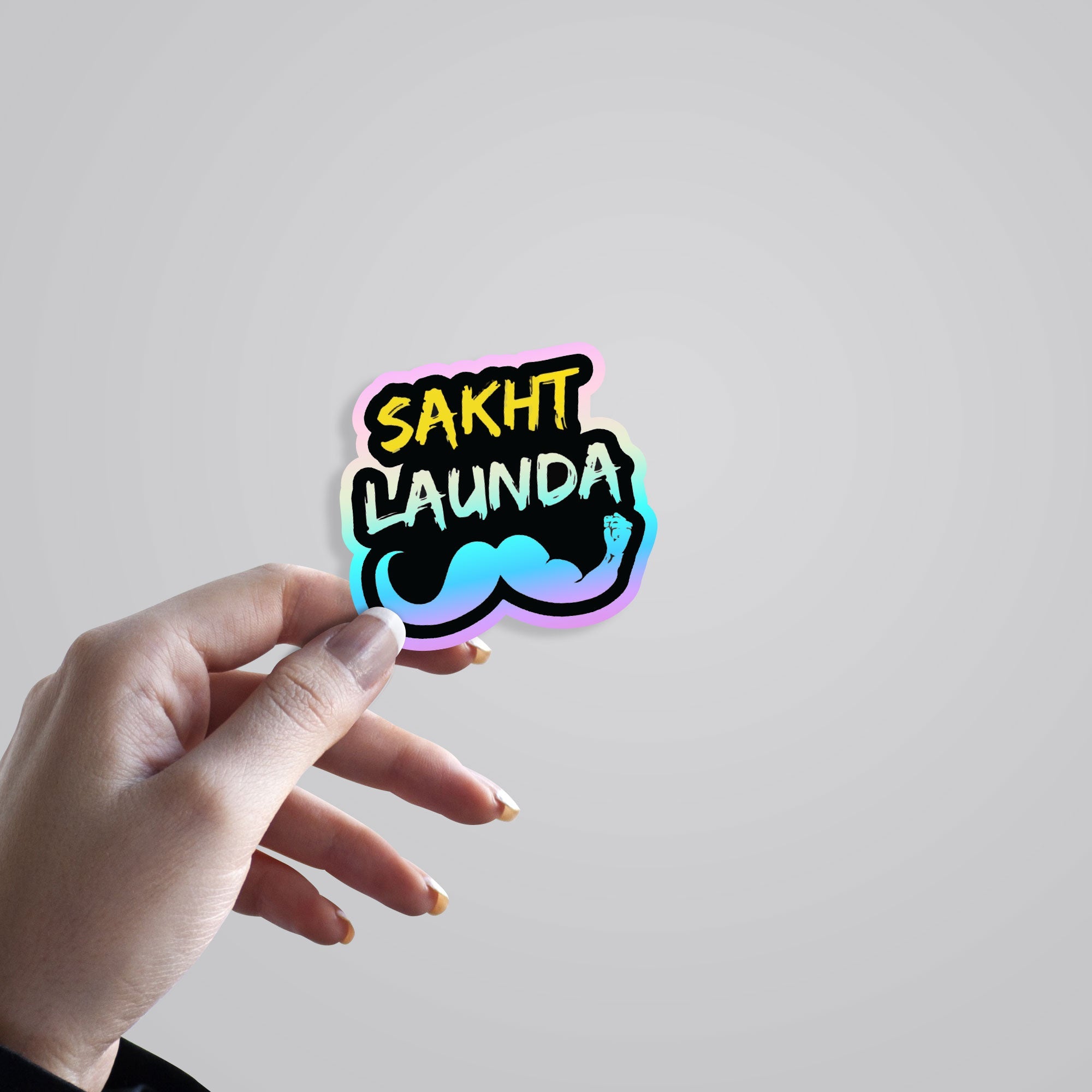 Sakht Launda Holographic Stickers