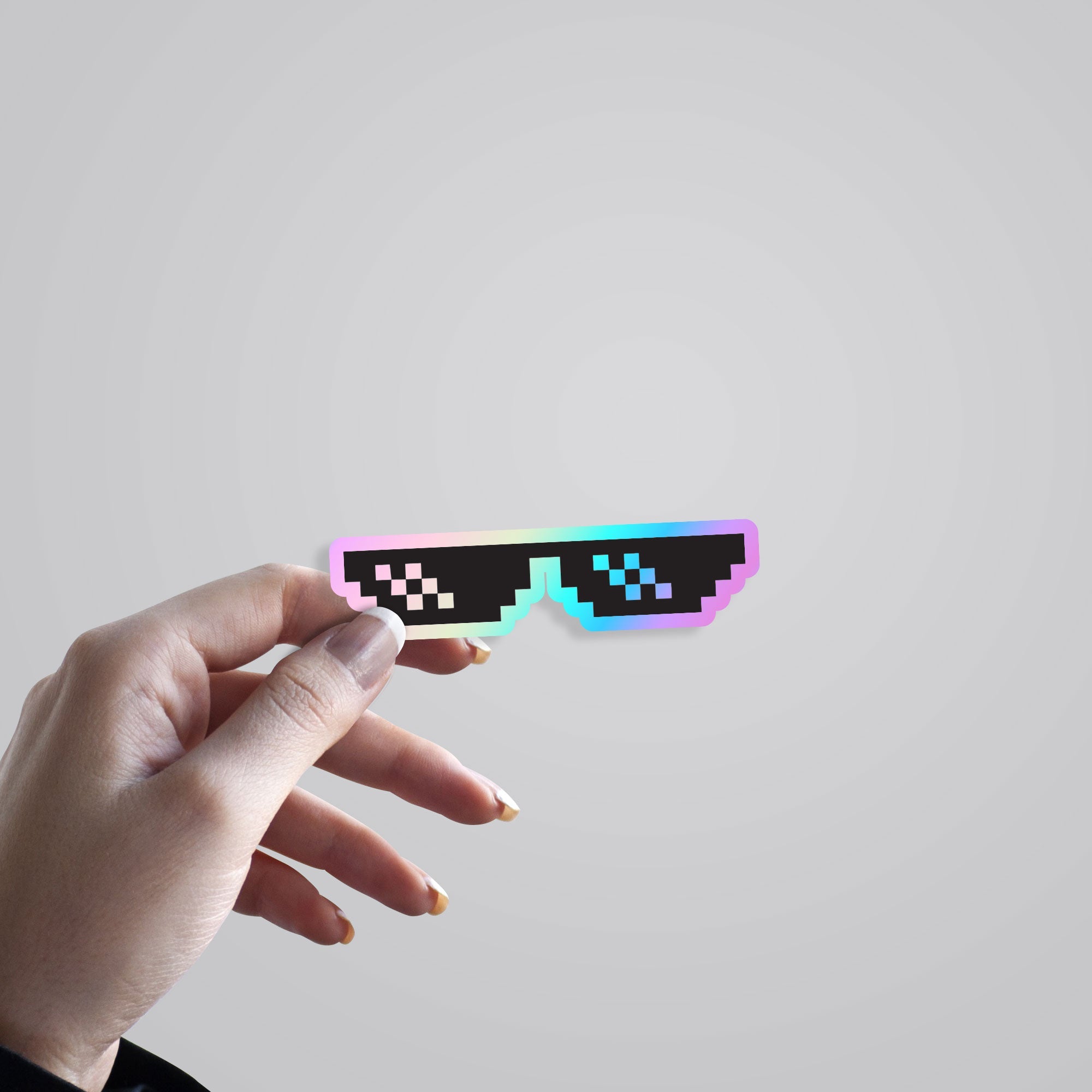 Swag Glasses Holographic Stickers
