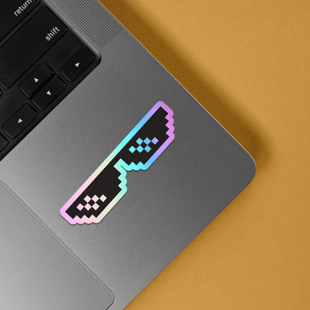 Swag Glasses Holographic Stickers