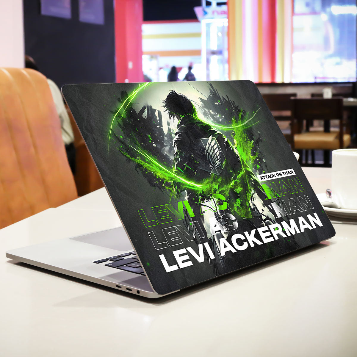 Levi Battle Fury Anime Laptop Skin