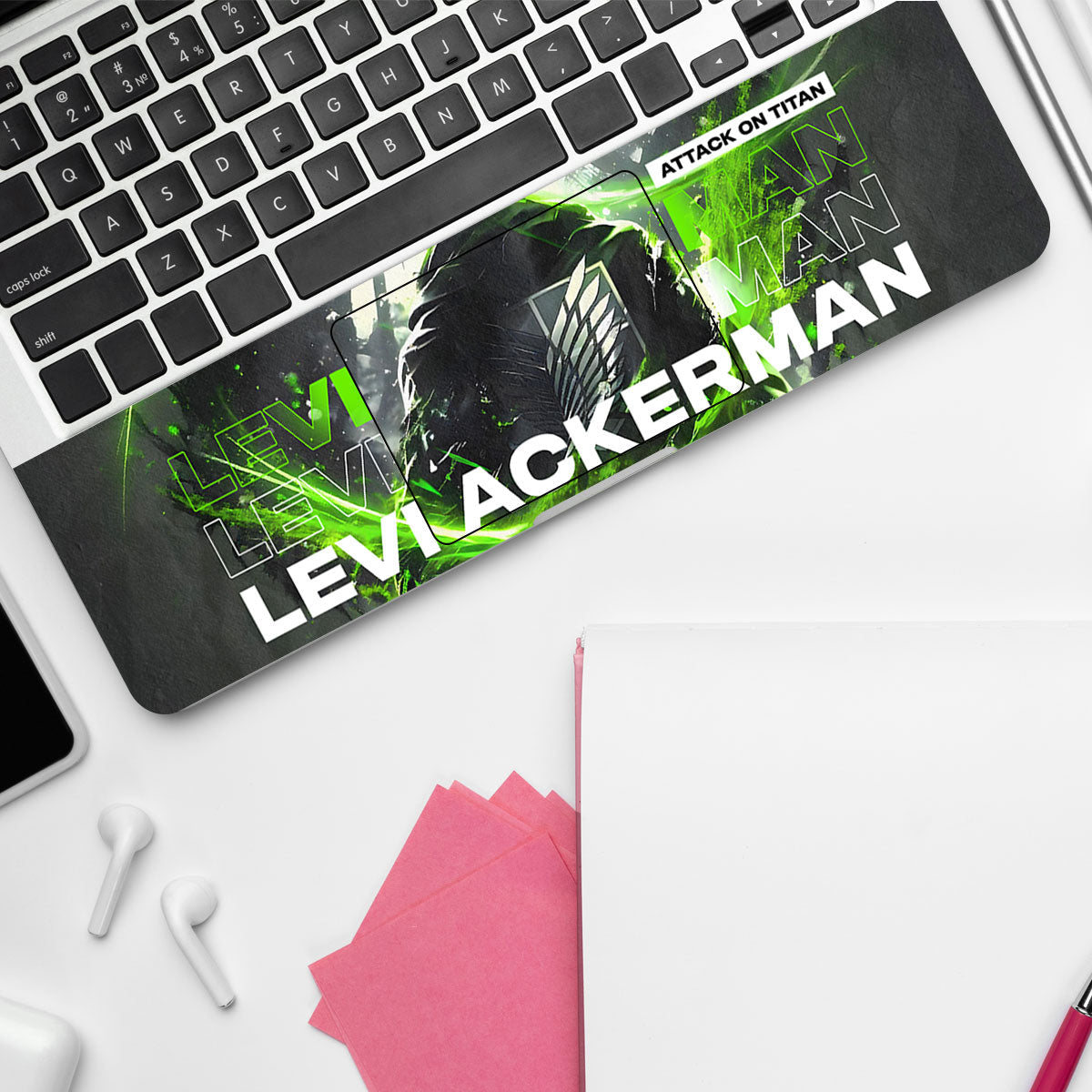 Levi Battle Fury Anime Laptop Skin
