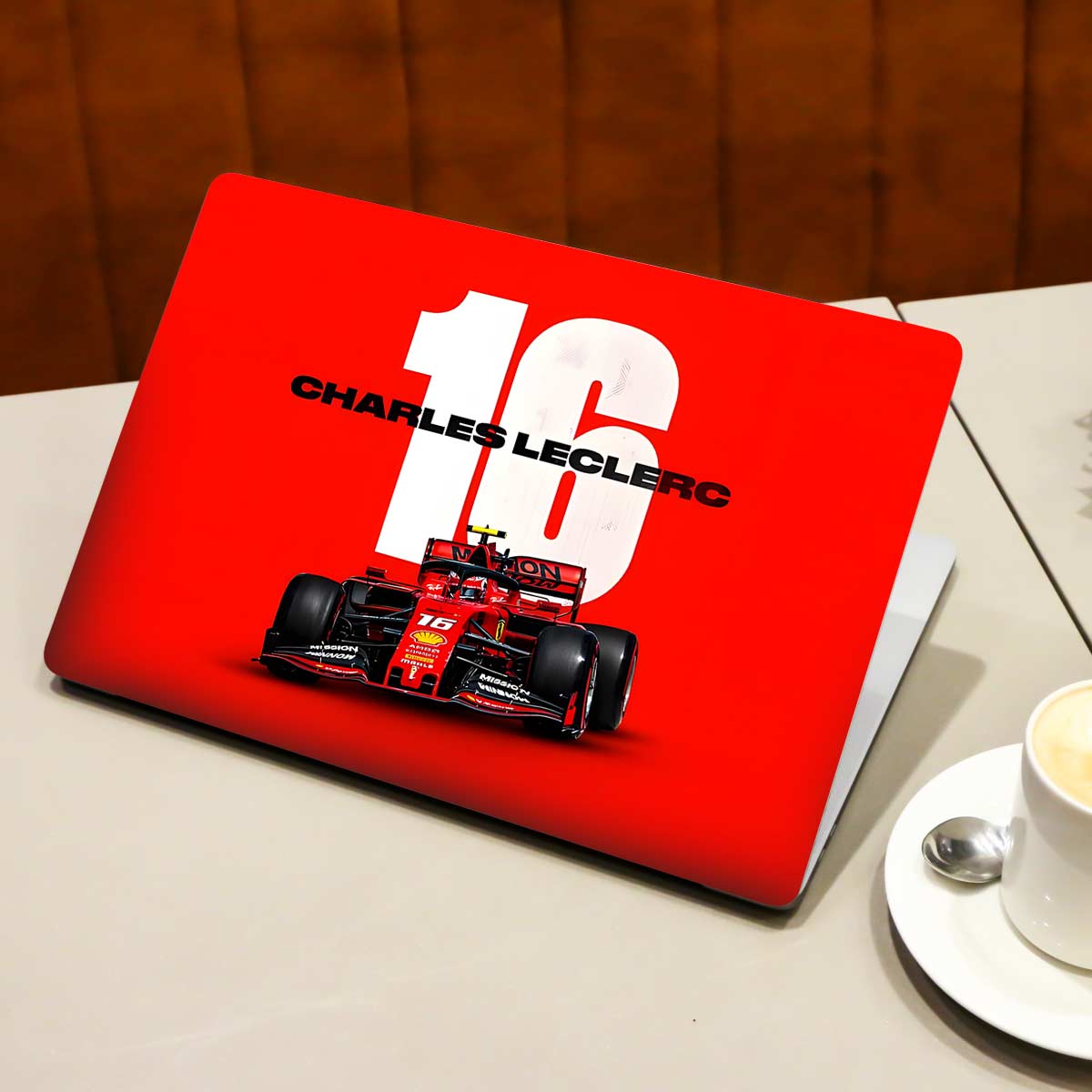 16 Charles Leclerc Cars & Bikes Laptop Skin