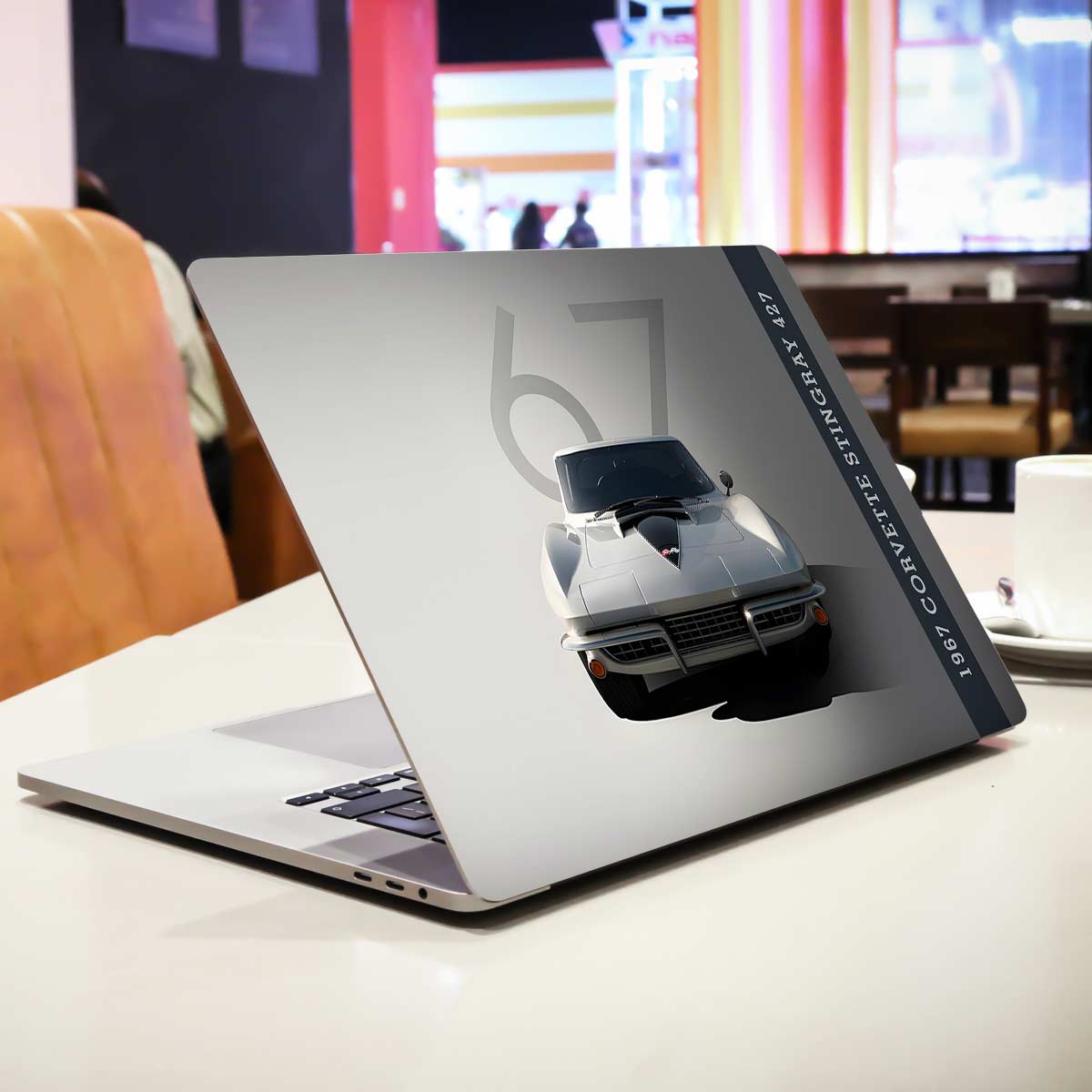 1967 Corvette Stingray 427 Cars & Bikes Laptop Skin