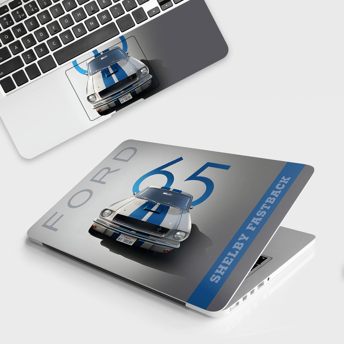 Fomo Store Laptop Skins Cars & Bikes Cobalt Blue Shelby Mustang GT350