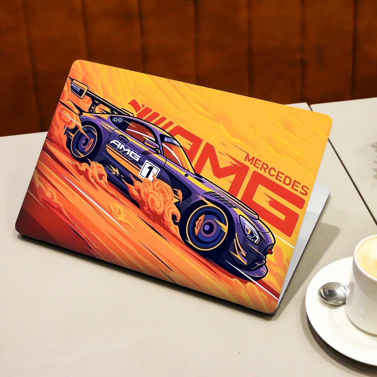 Mercedes AMG Cars & Bikes Laptop Skin