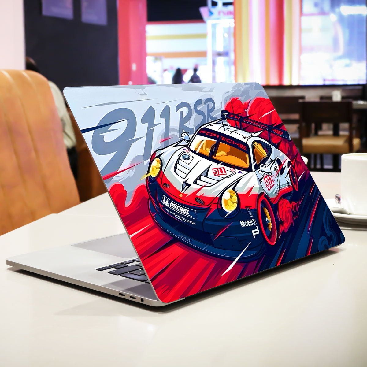 Porsche 911 RSR Cars & Bikes Laptop Skin
