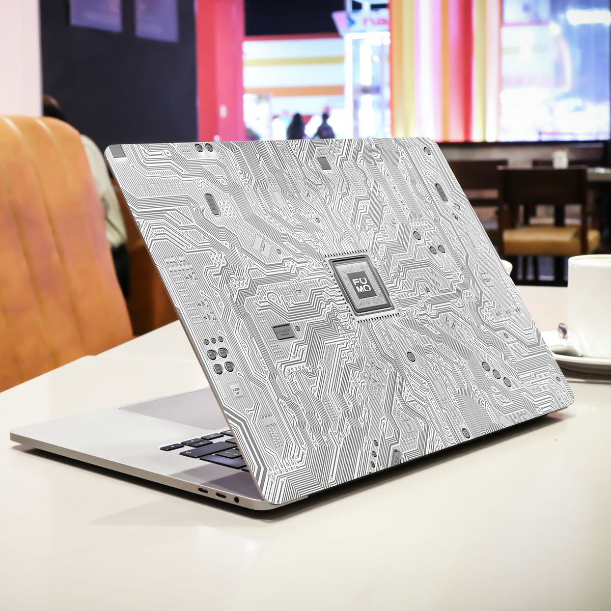 FOMO Circuit Light Mode Laptop Skin