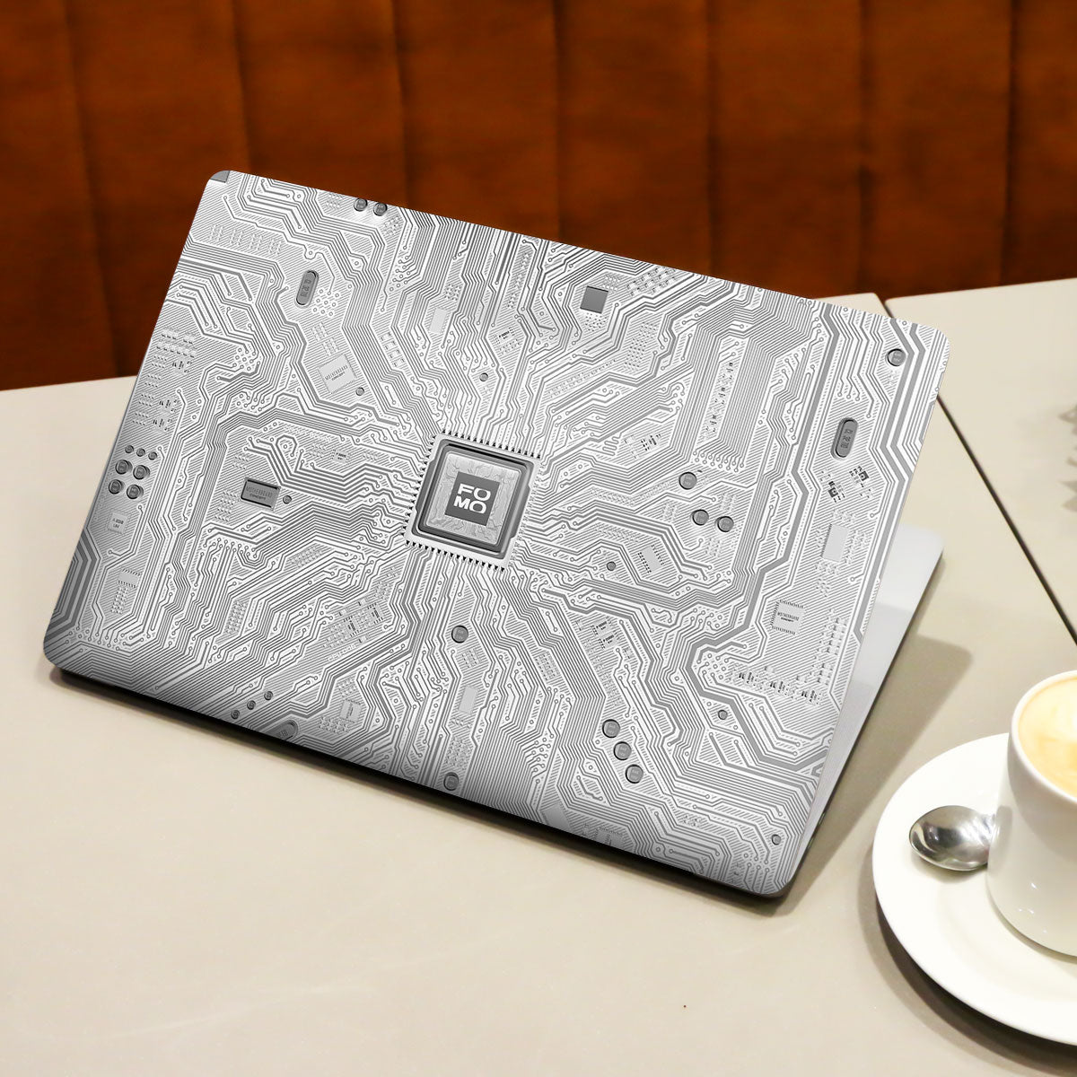 FOMO Circuit Light Mode Laptop Skin