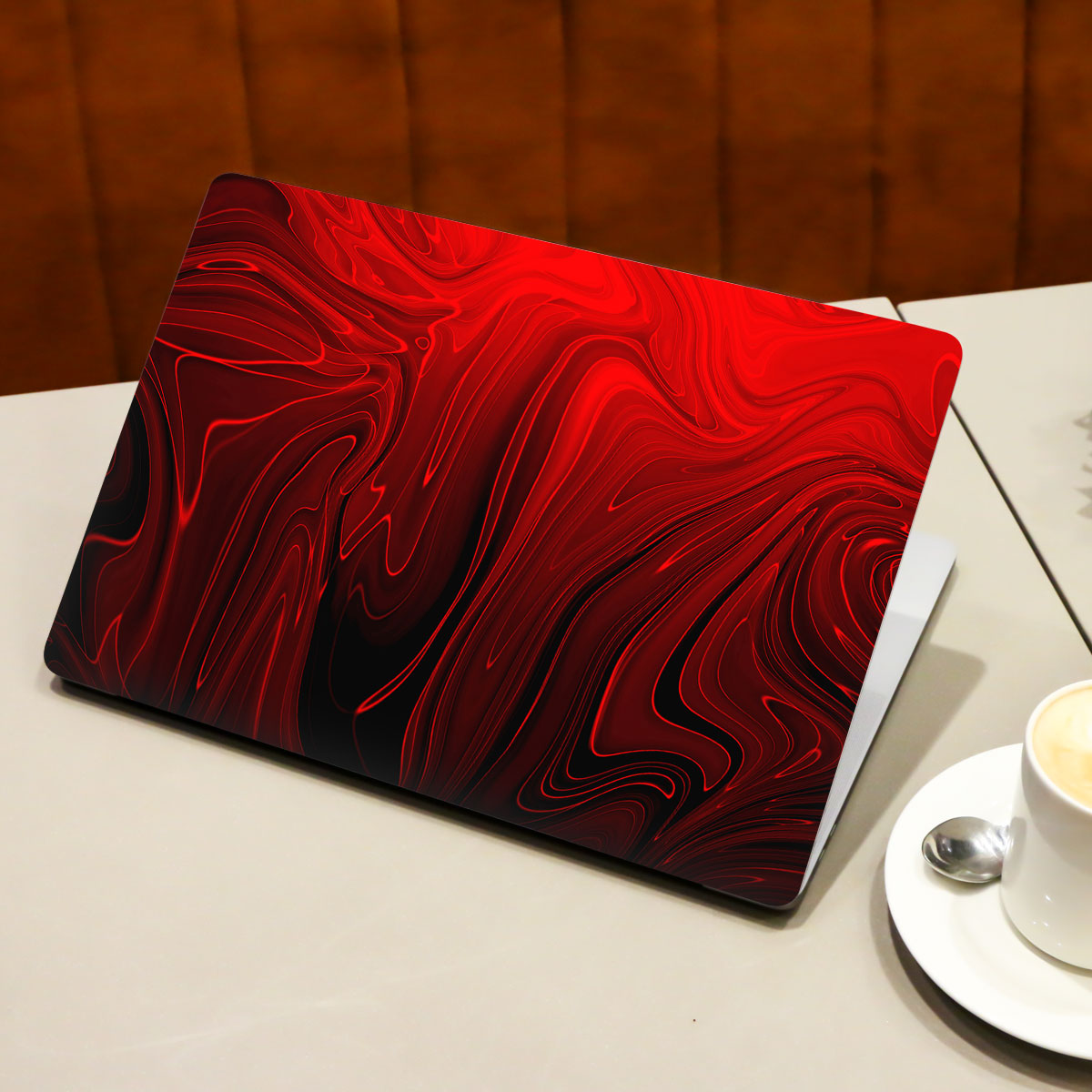 Fiery Waves Laptop Skin