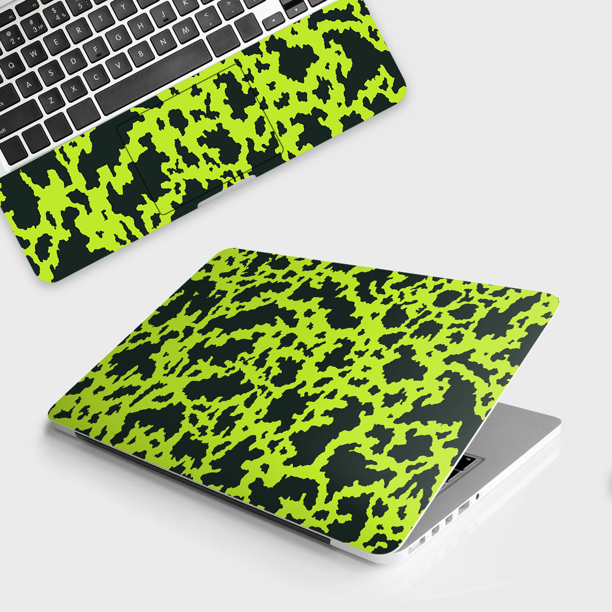 Fomo Store Laptop Skins Miscellaneous Neon Green Splatter