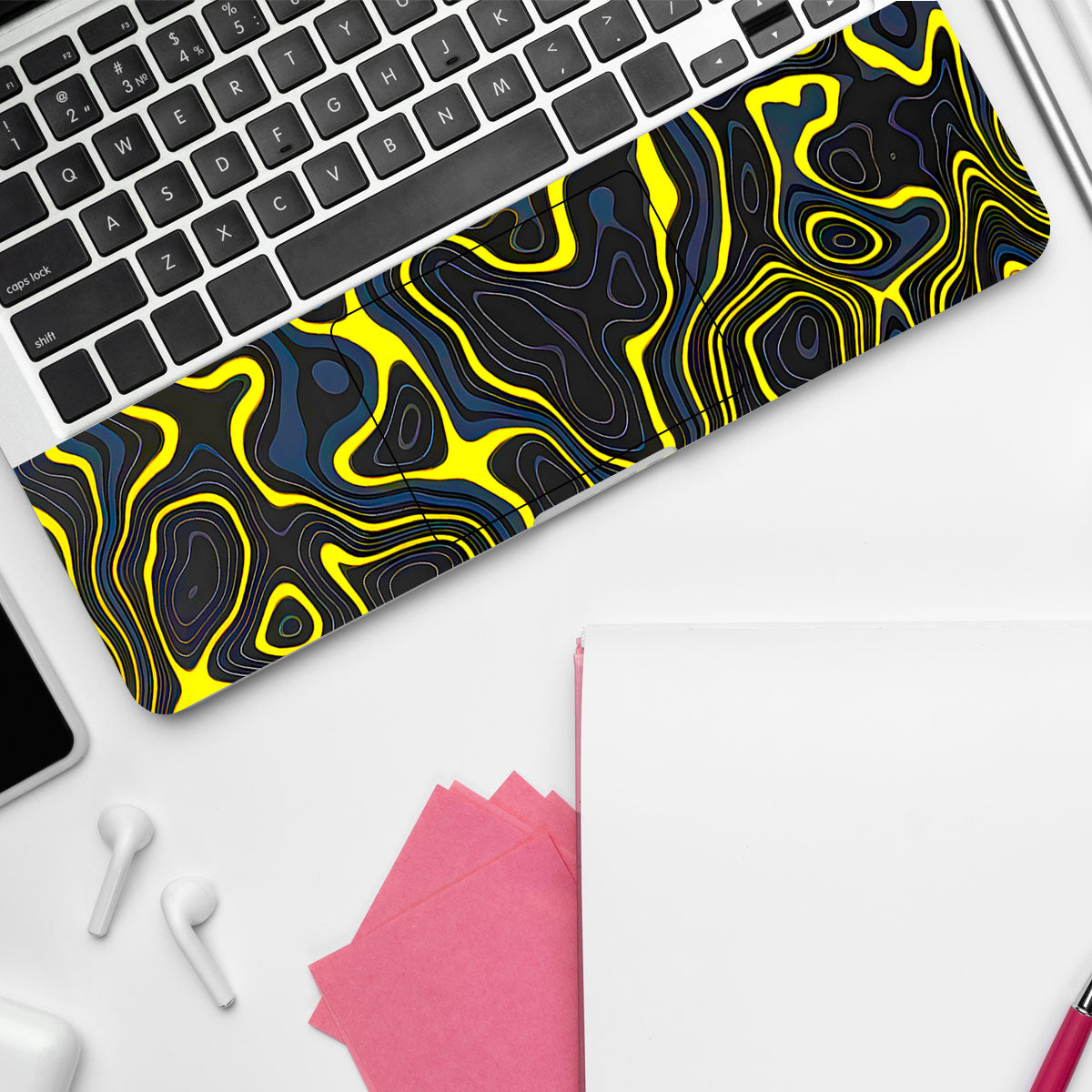 Neon Lava Contours Laptop Skin