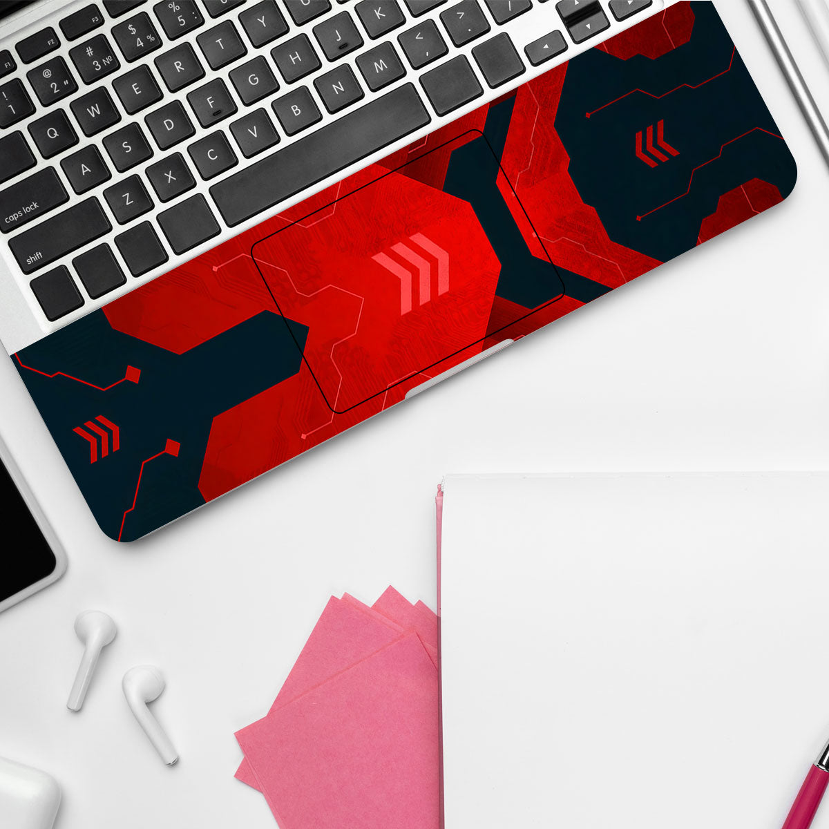 Red Flow Laptop Skin