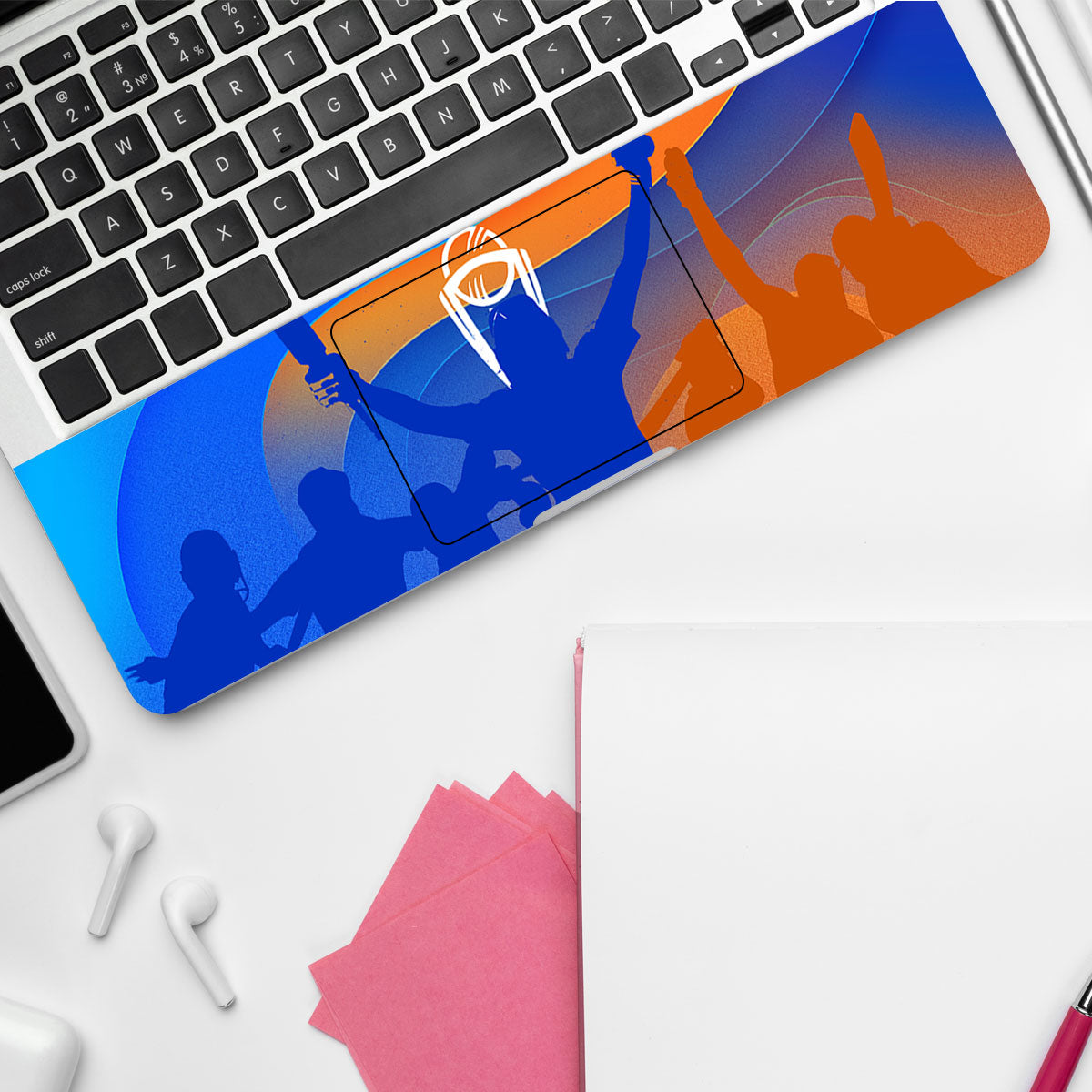 India Cricket Team Sports Laptop Skin