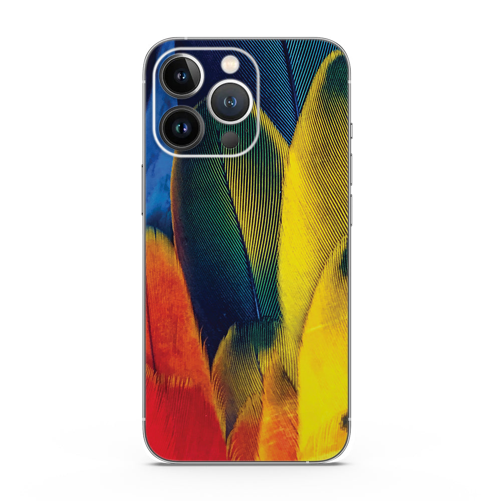 Fomo Store Mobile Skins Abstract Colorful Feathers
