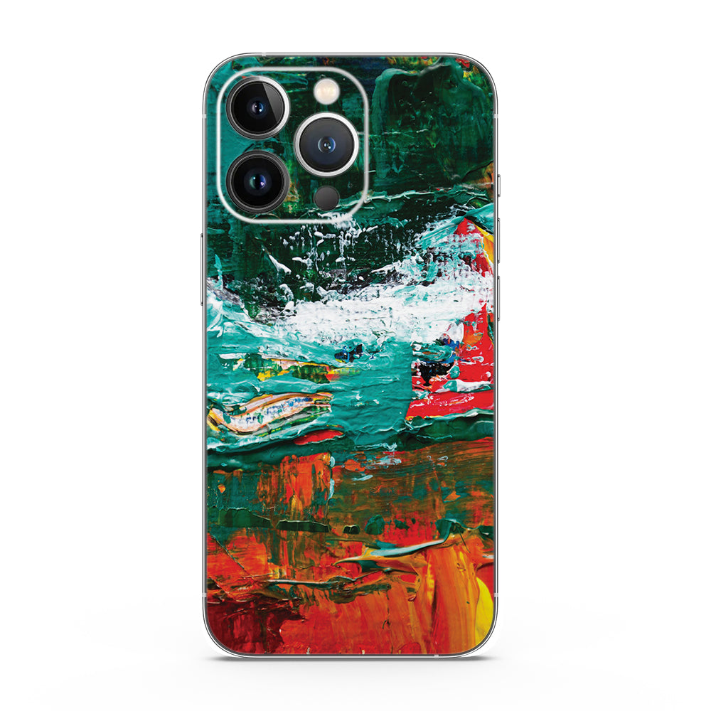 Fomo Store Mobile Skins Abstract Earthy Impasto Texture