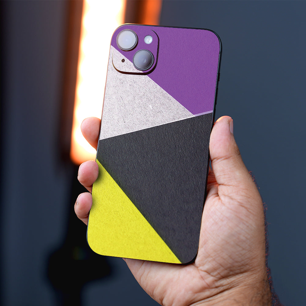 Geometric Color Block Abstract Mobile Skin