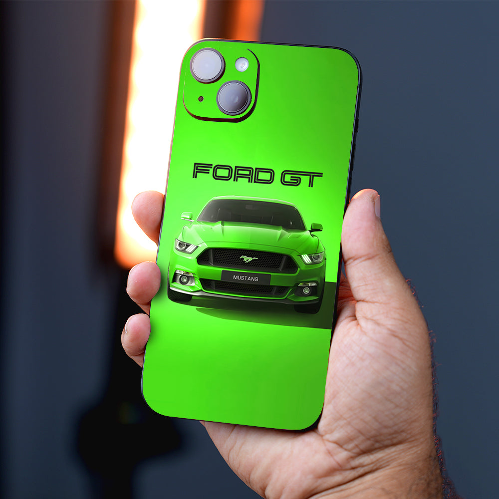 Ford GT Mustang in Green Mobile Skin