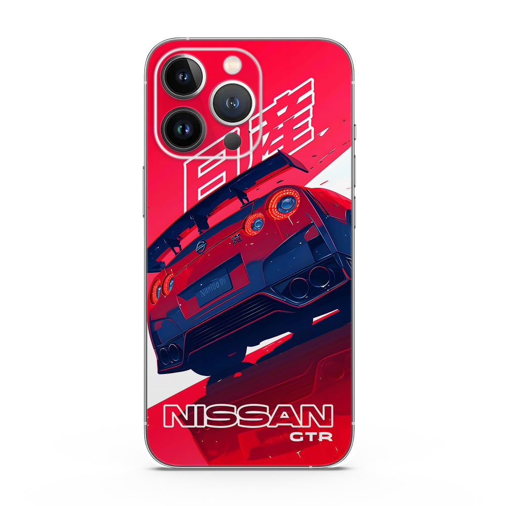 Fomo Store Mobile Skins Cars & Bikes Nissan GTR in Red