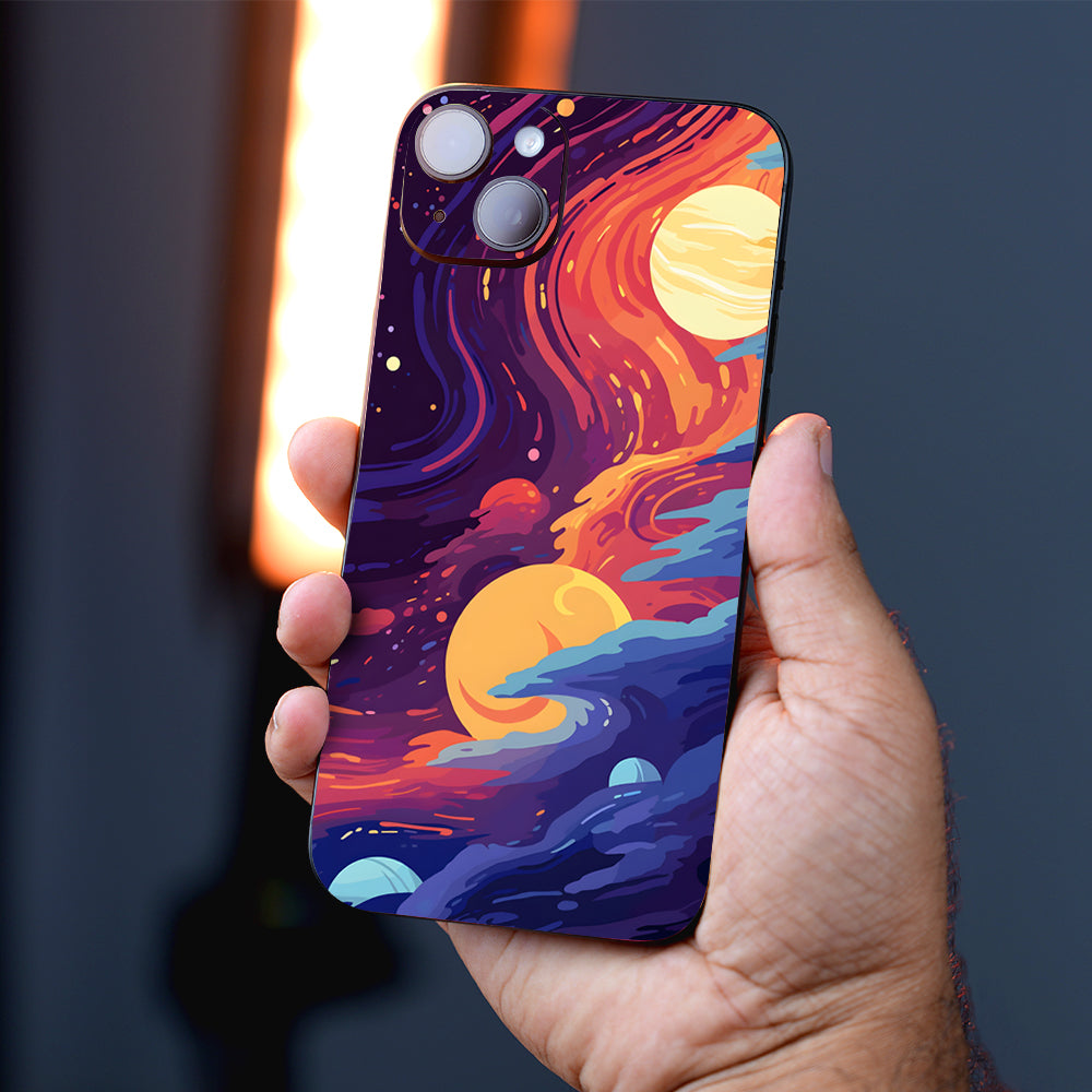 Cosmic Vortex Burst Mobile Skin