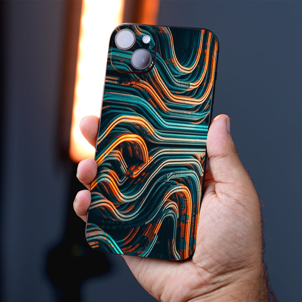 Glowing Stripes In Modern Set Mobile Skin