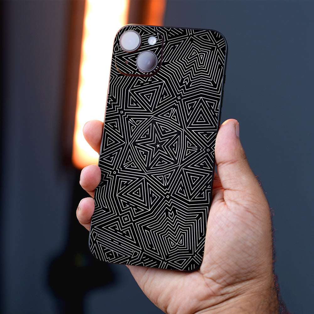 Monochrome Maze Mobile Skin