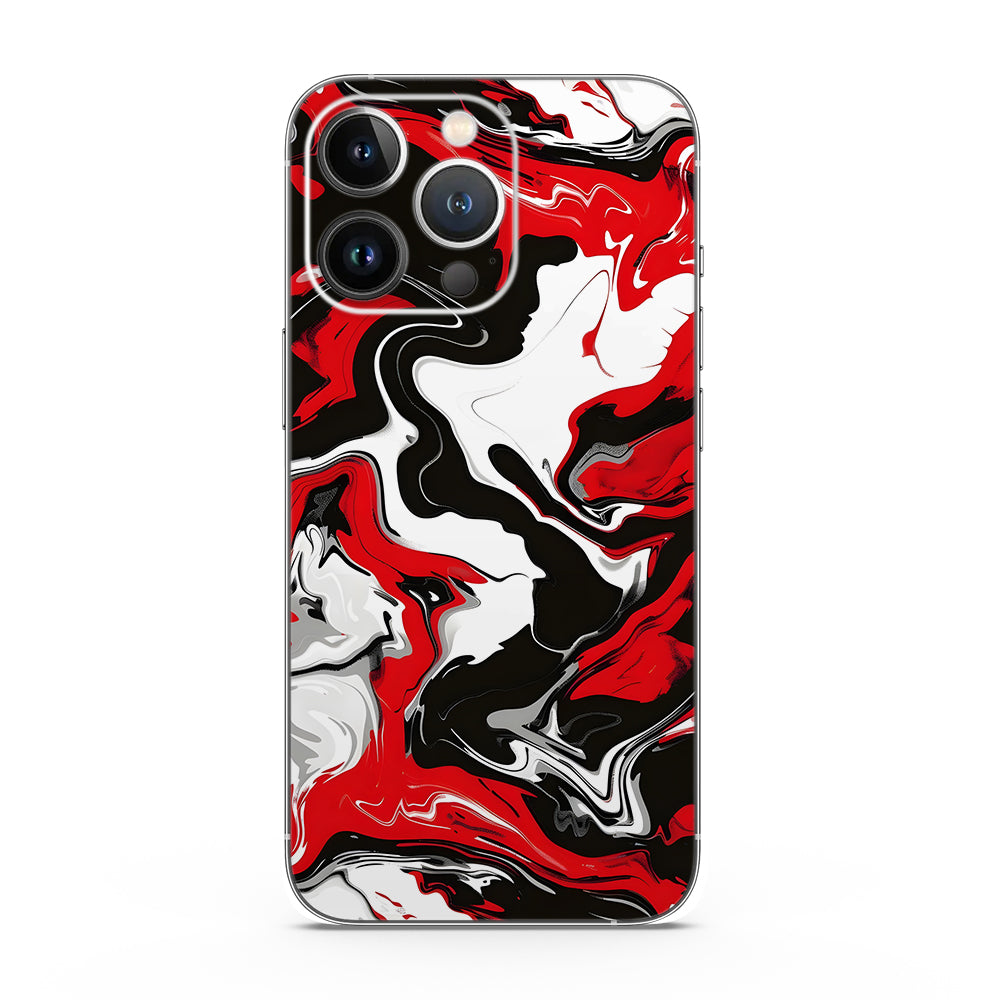 Fomo Store Mobile Skins Miscellaneous Monochrome Scarlet Swirl