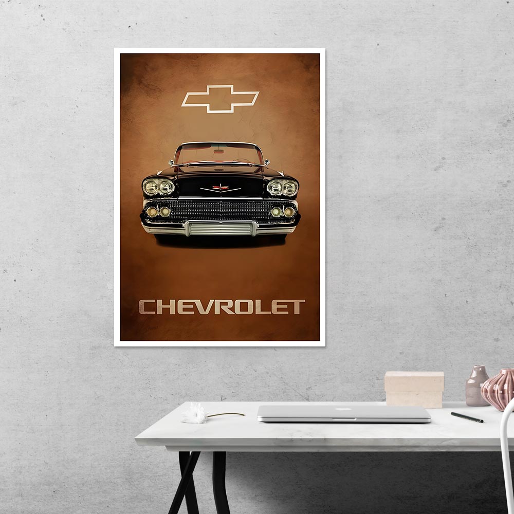Chervolet Cars & Bikes Poster