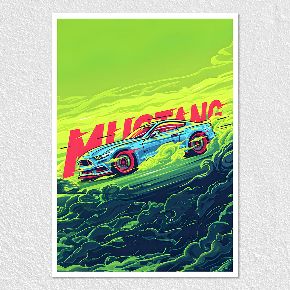 Fomo Store Posters Cars & Bikes Ford Mustang