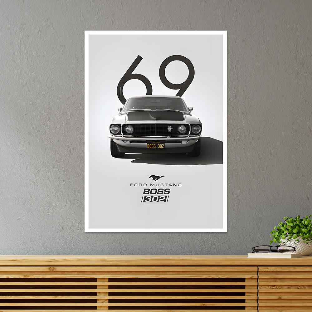 Ford Mustang Boss 302 Cars & Bikes Poster