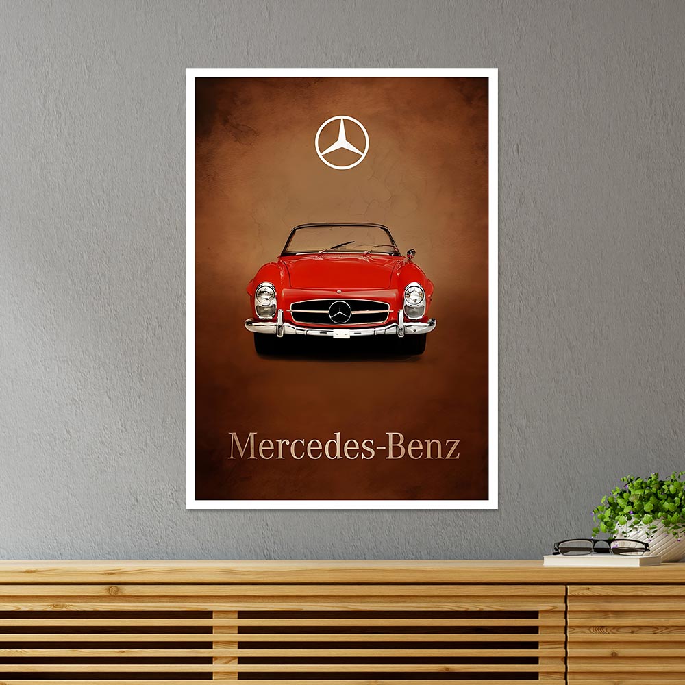 Mercedes Benz Cars & Bikes Poster