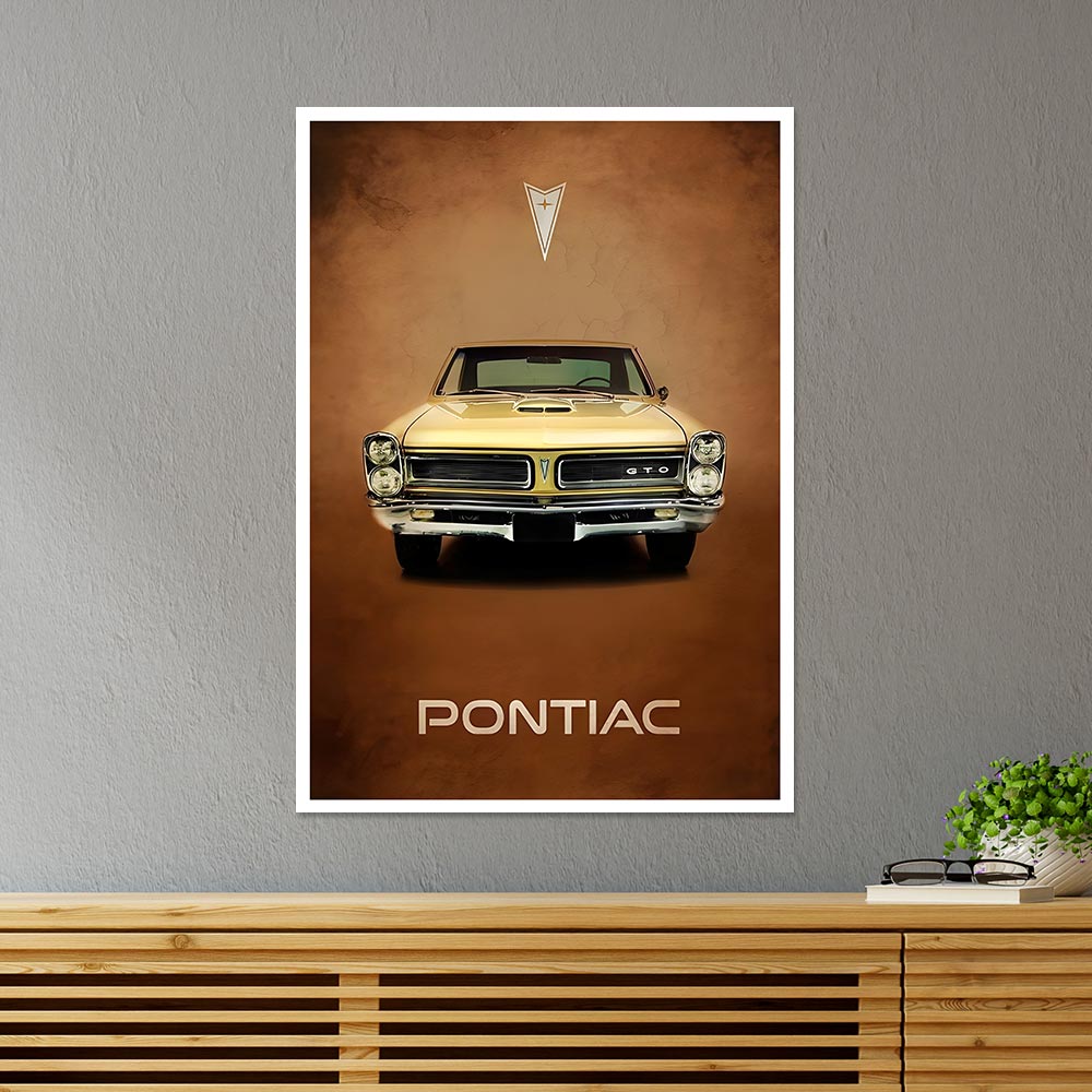 Pontiac Cars & Bikes Poster