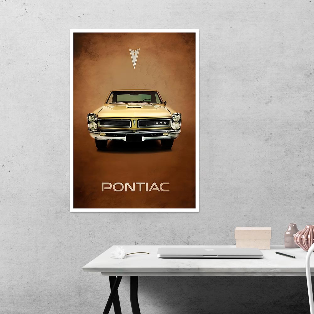 Pontiac Cars & Bikes Poster