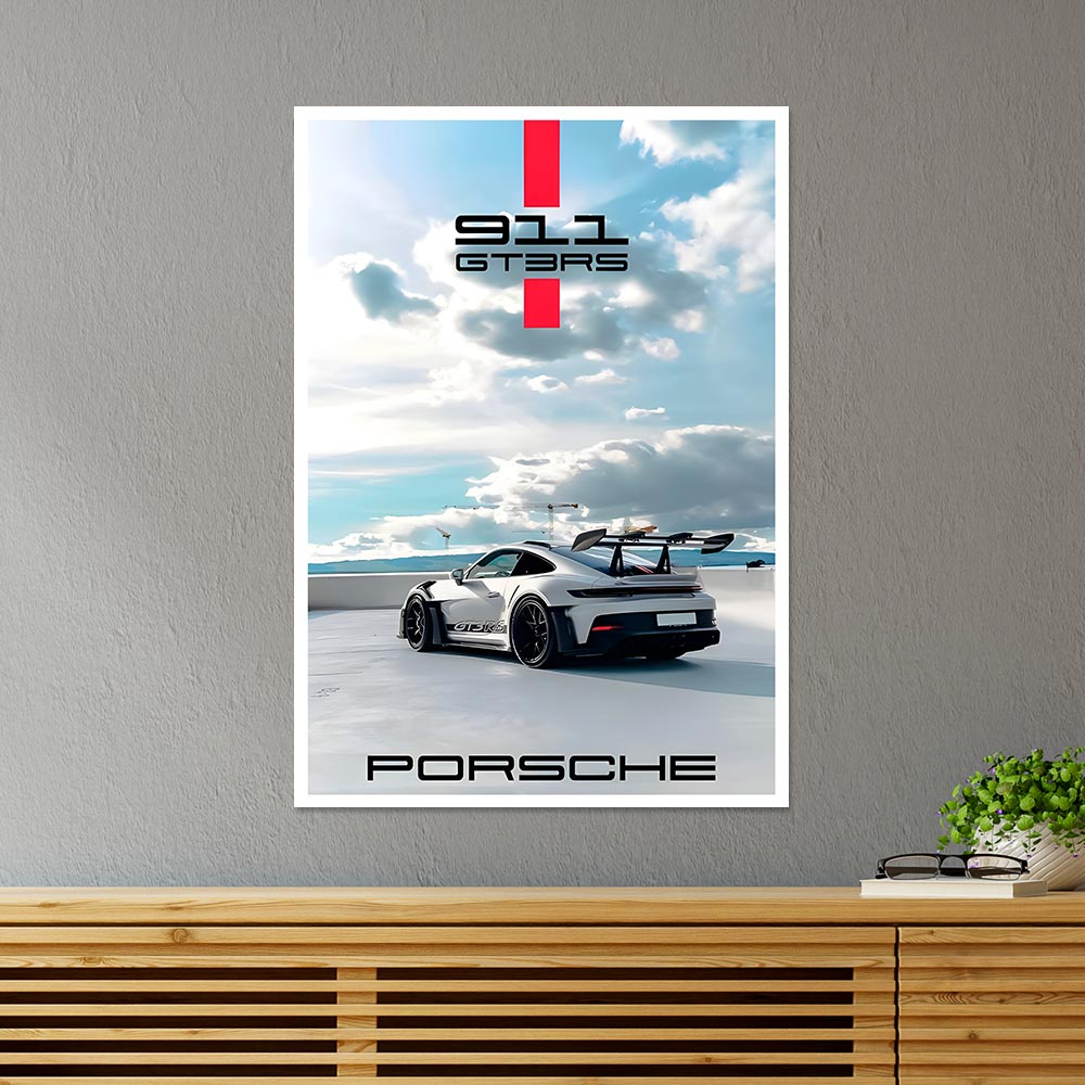 Porsche 911 GT3RS Cars & Bikes Poster