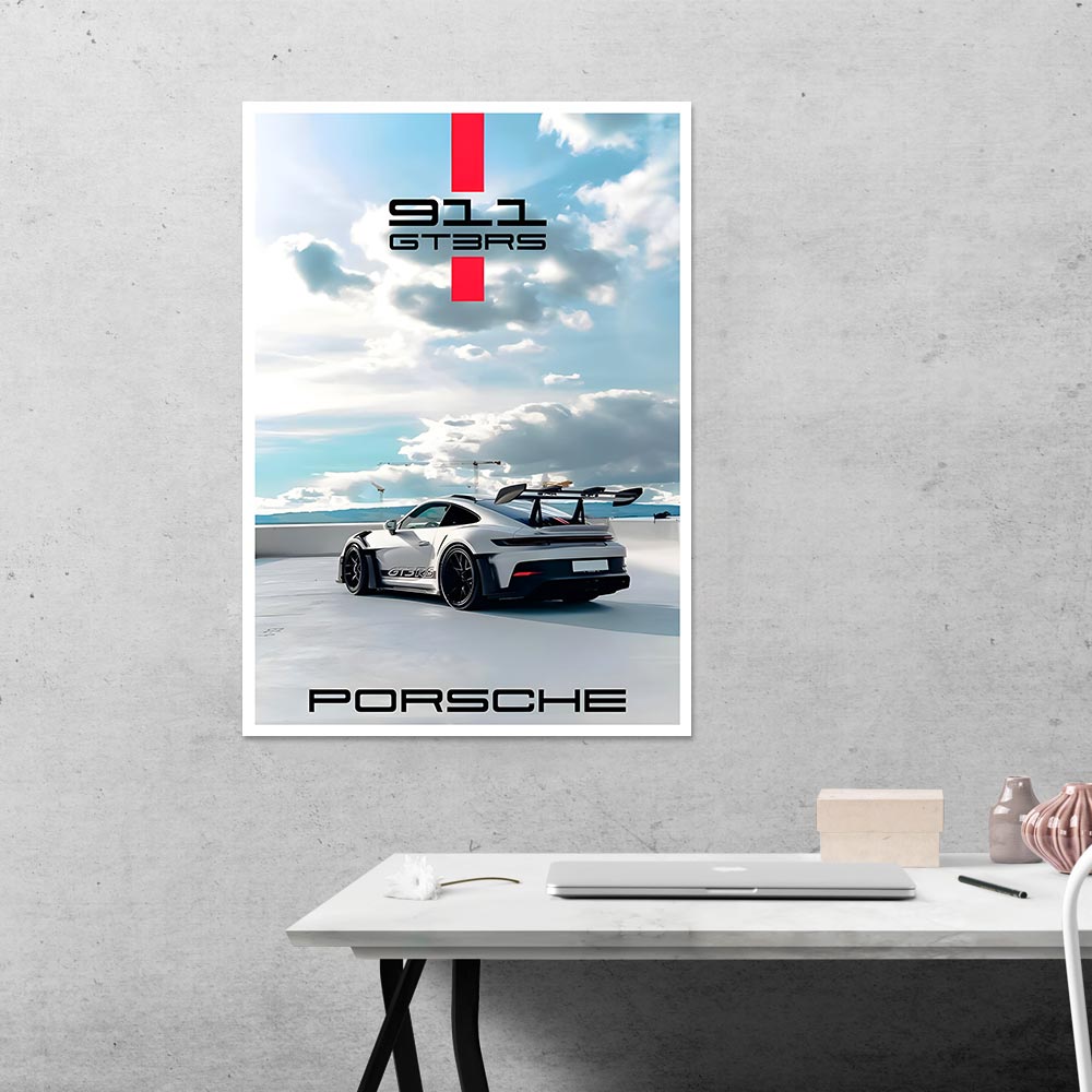 Porsche 911 GT3RS Cars & Bikes Poster