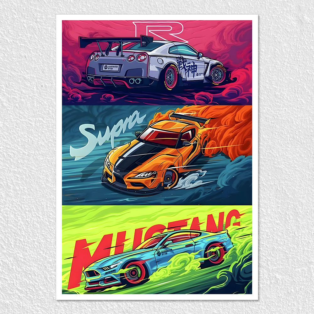 Fomo Store Posters Cars & Bikes Sport Cars