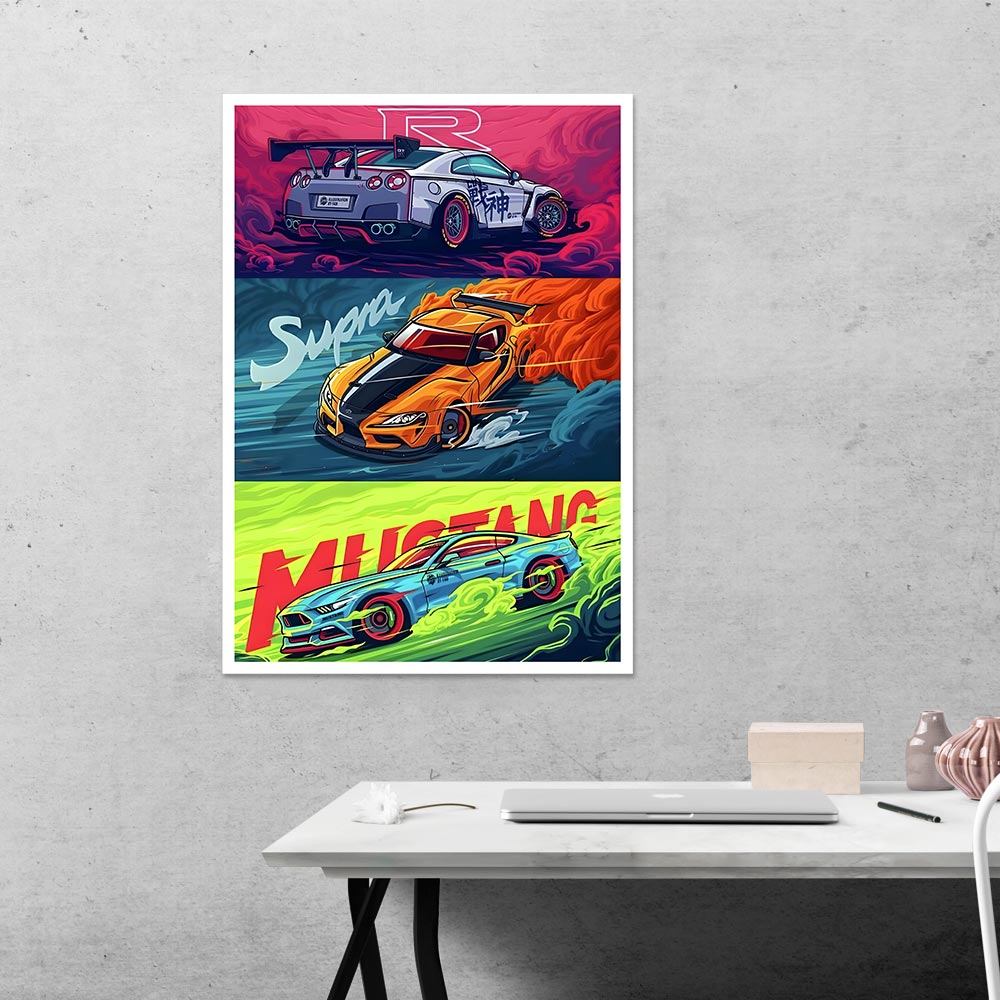 Sport Cars Cars & Bikes Poster