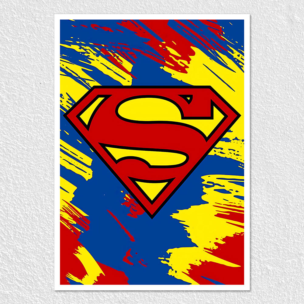 Fomo Store Posters Movies Color Pop Superman Logo