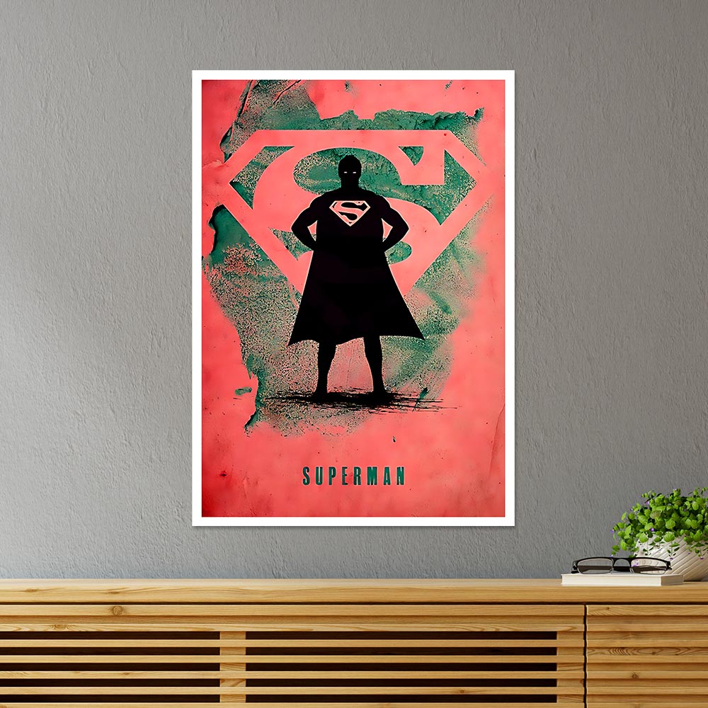 Crimson Savior Superman Movies Poster