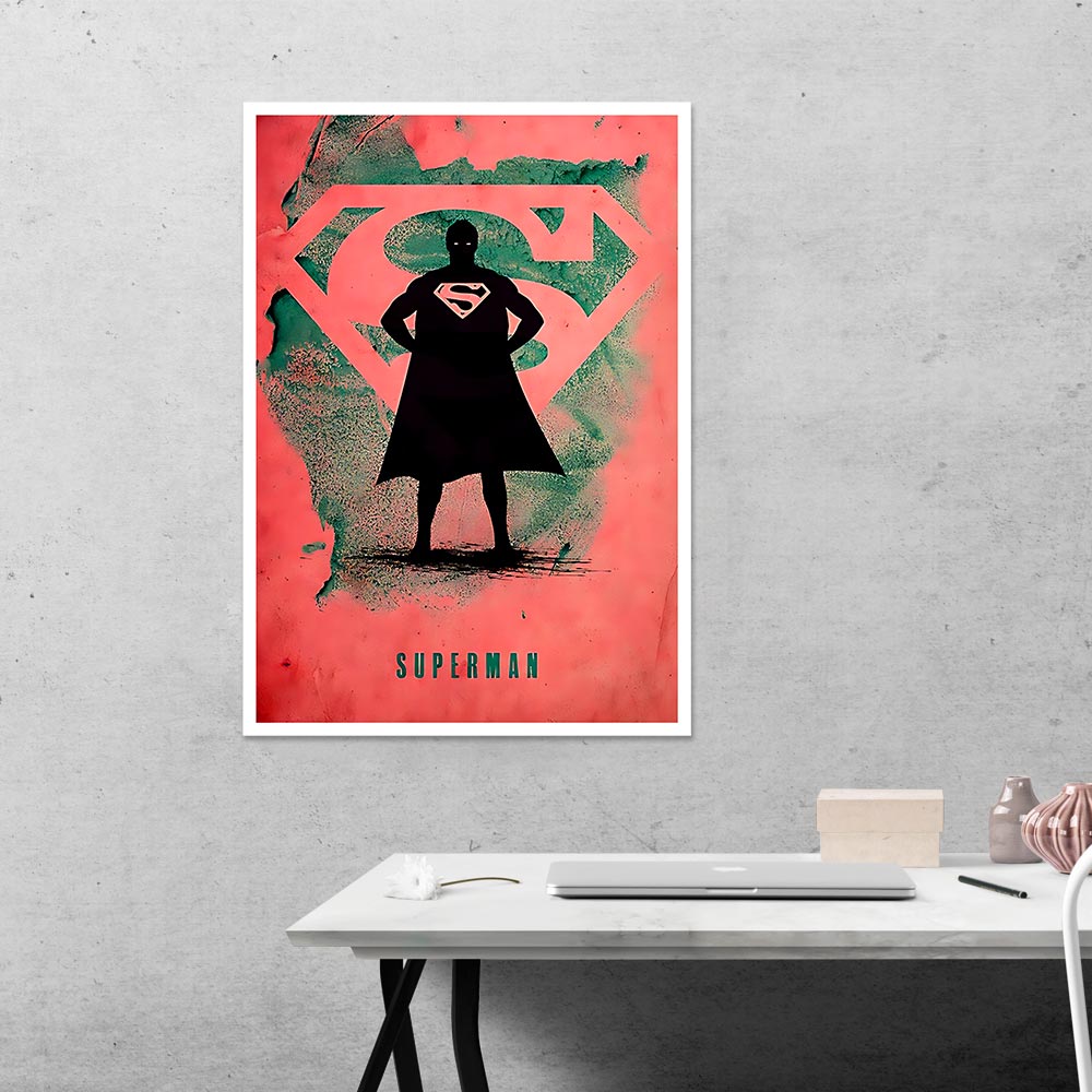 Crimson Savior Superman Movies Poster