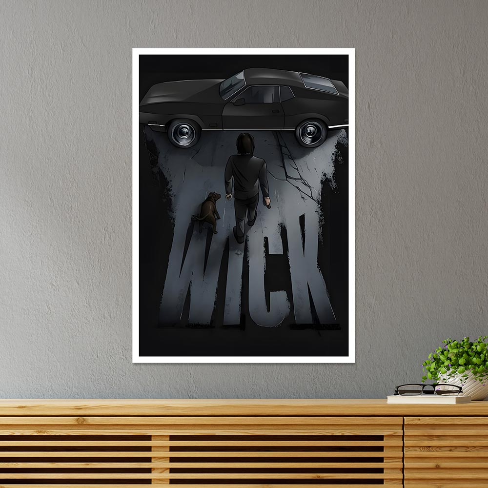 John Wick and Pit Bull Movies Poster