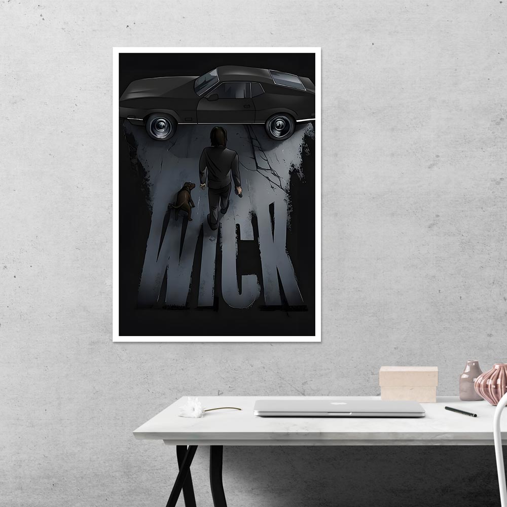 John Wick and Pit Bull Movies Poster