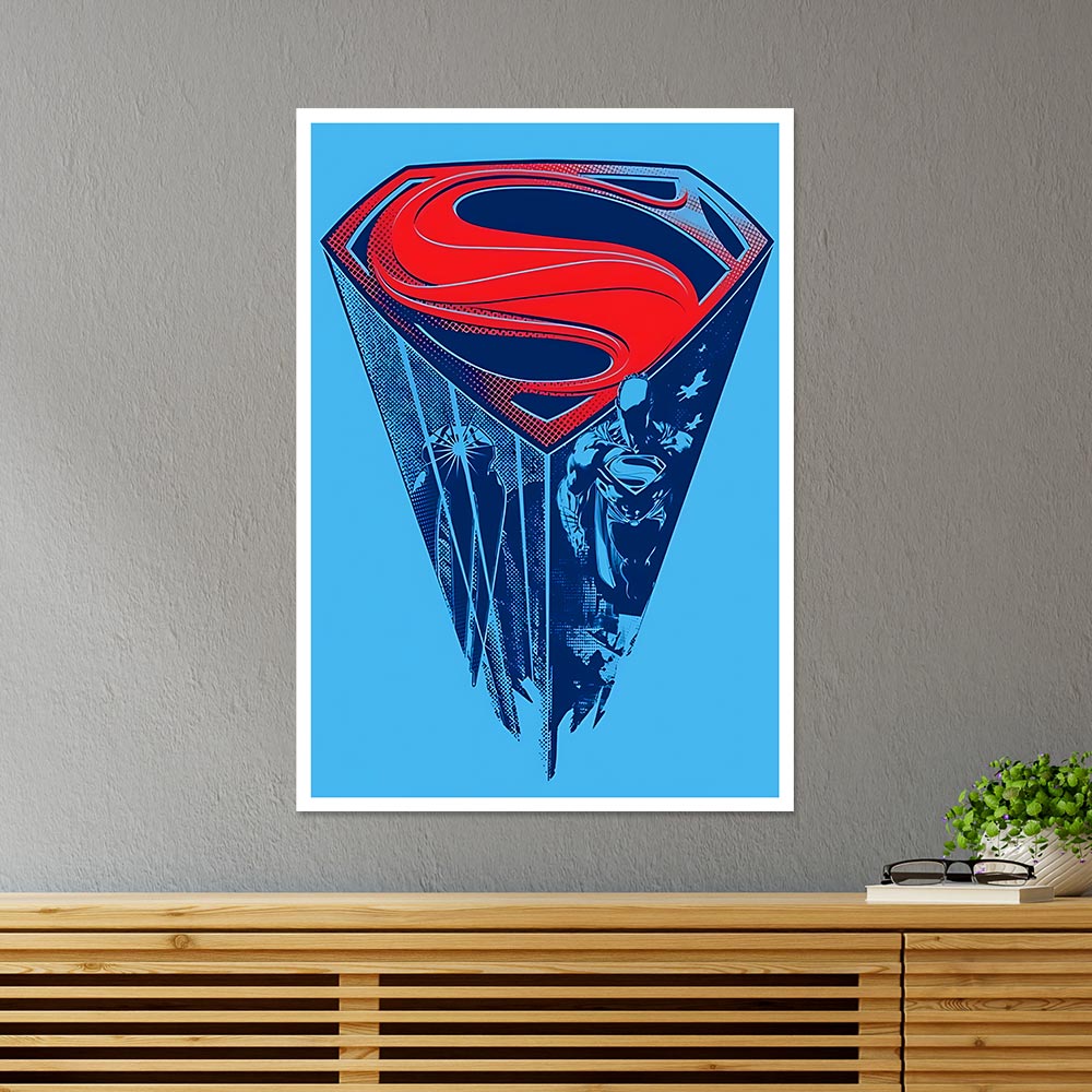 Superman Symbol of Strength Movies Poster