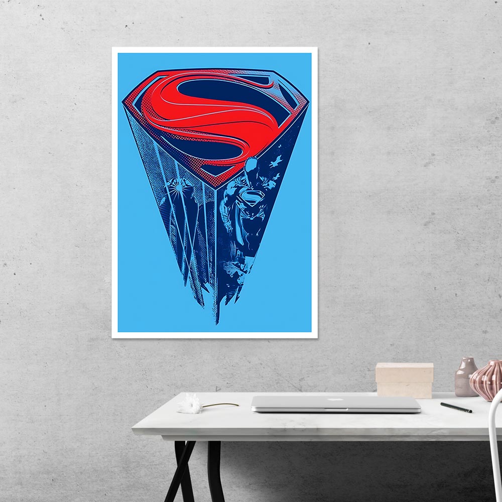 Superman Symbol of Strength Movies Poster