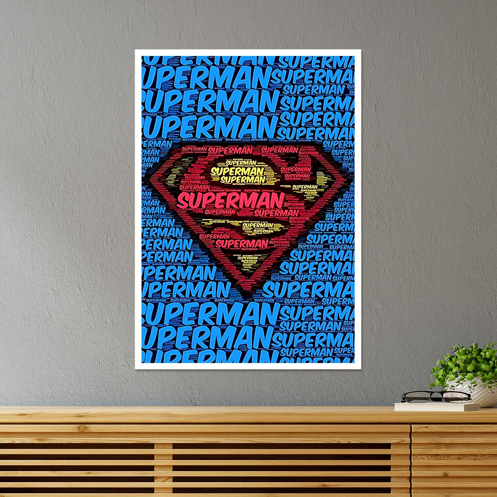 Superman The Ultimate Logo Movies Poster