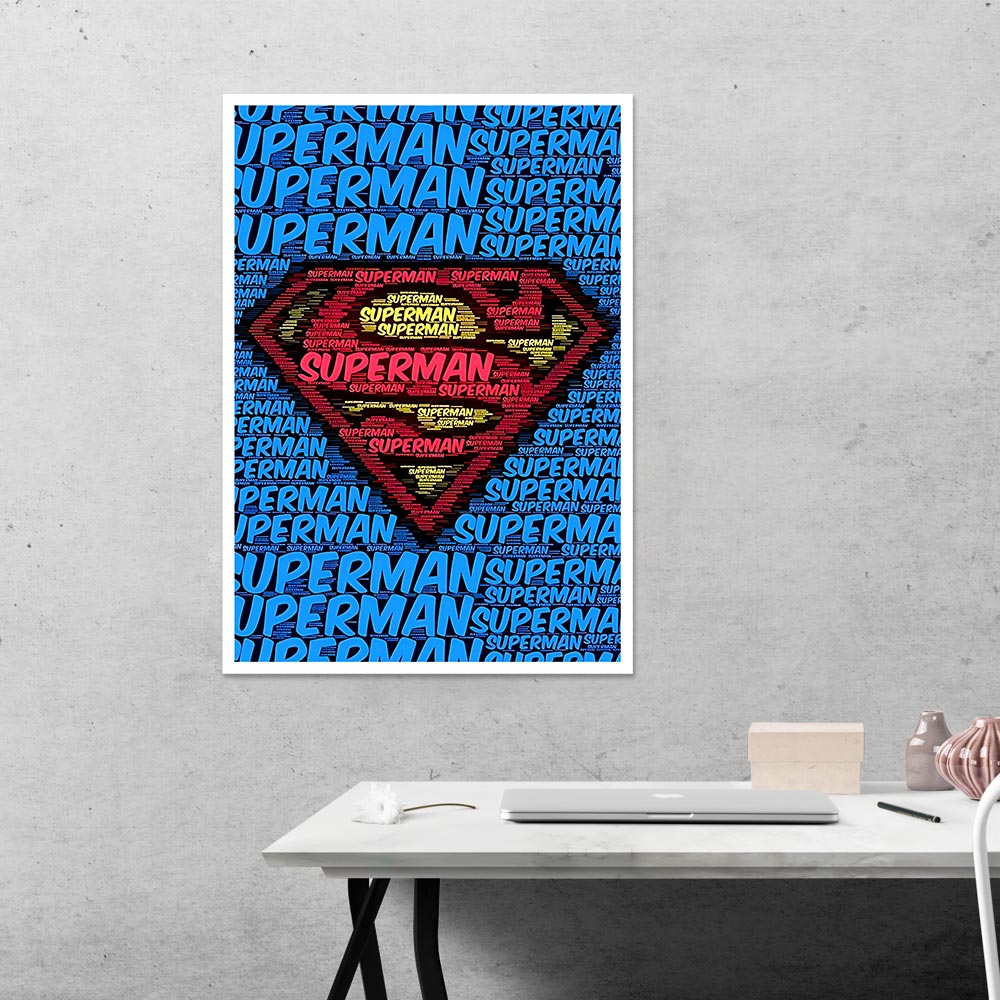 Superman The Ultimate Logo Movies Poster