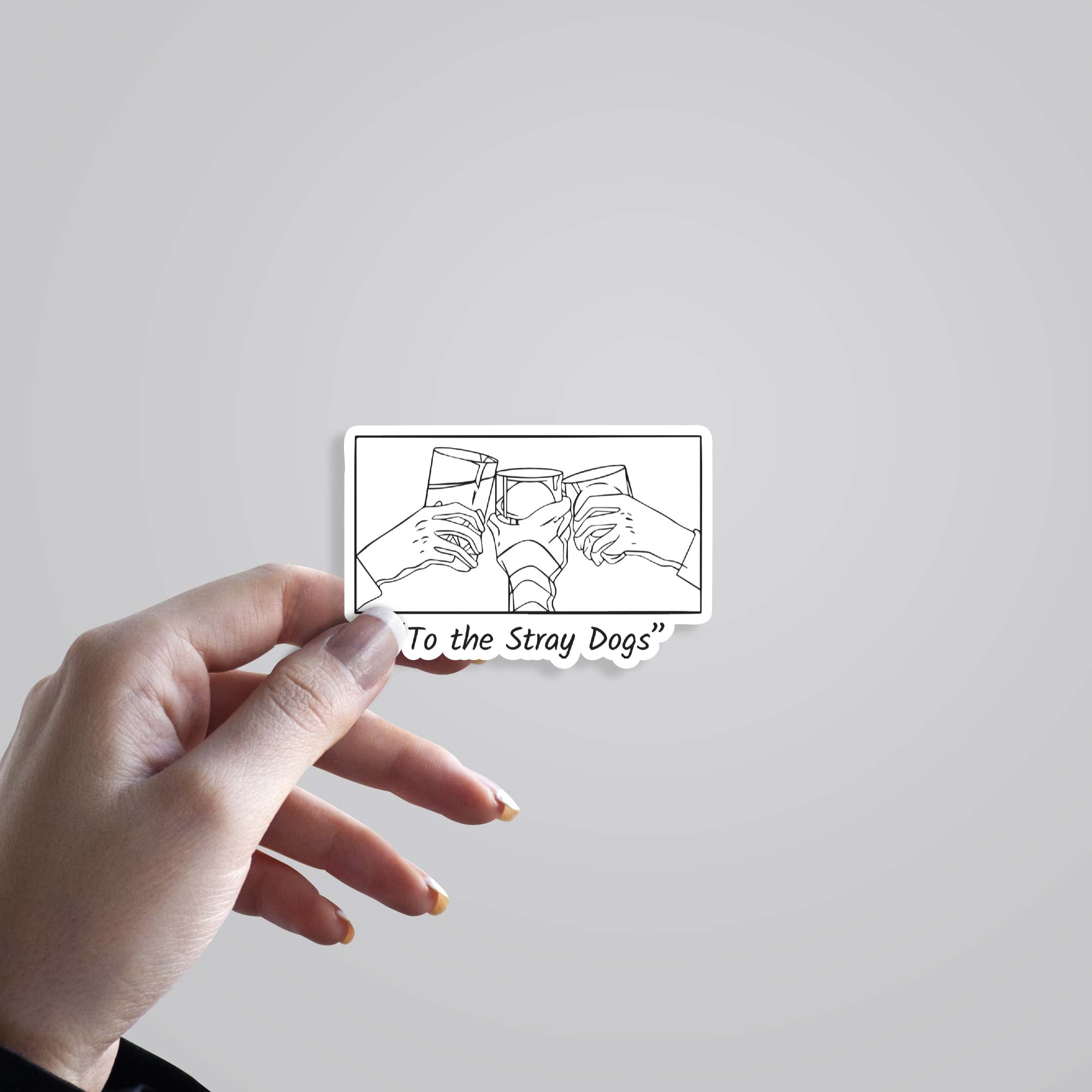 A Toast to The Stray Dogs Anime Stickers