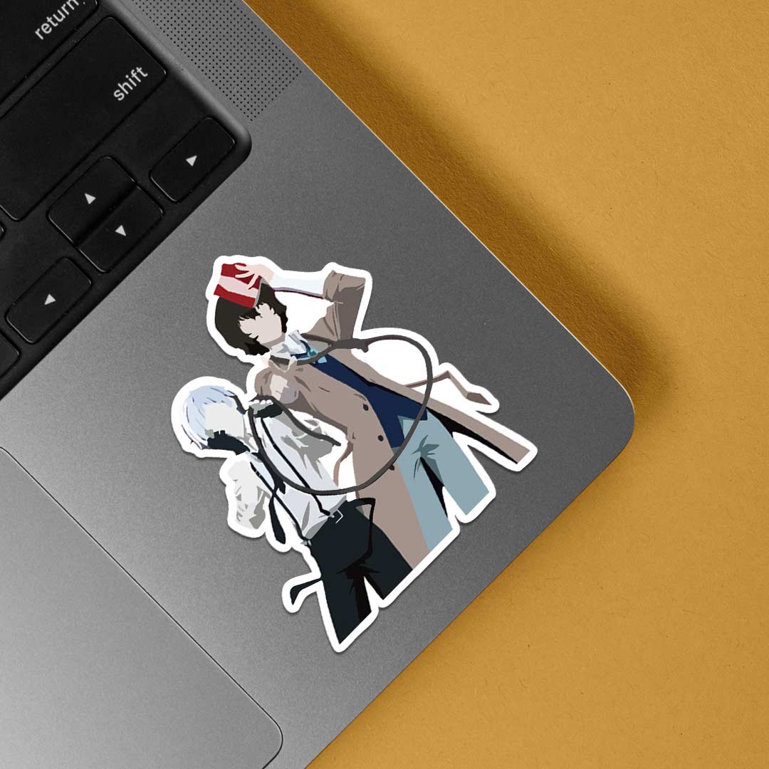 Armed Detective Duo Dazai and Atsushi Anime Stickers