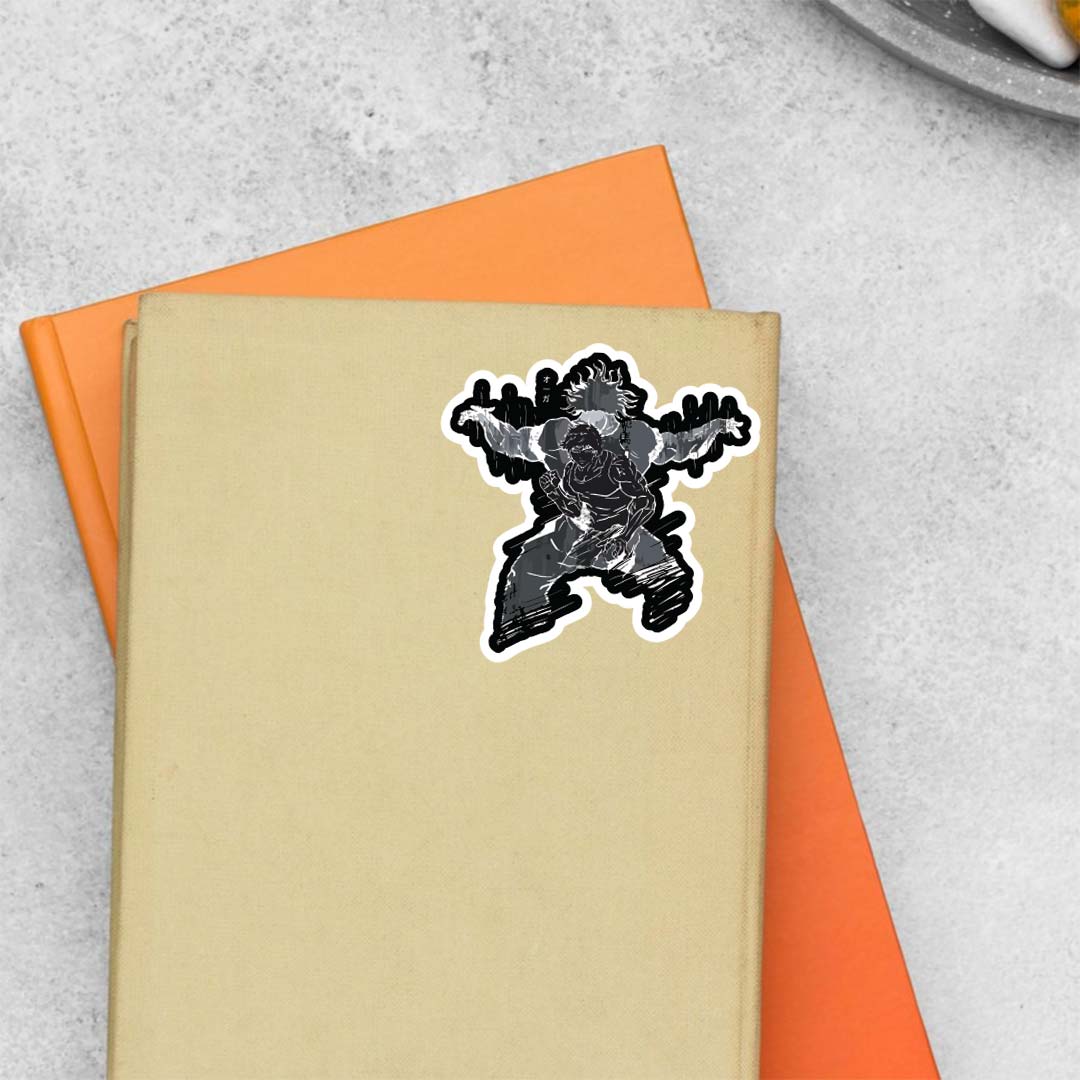 Baki Champion in the Dark Anime Stickers